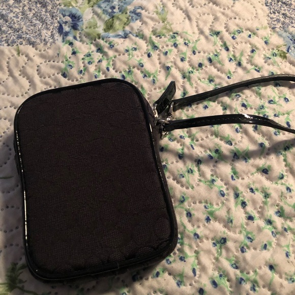 Black on Black Coach wristlet bared used. - Picture 3 of 6